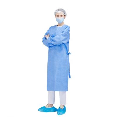 China female hospital uniforms isolation clothing surgical gown non sterile for sale