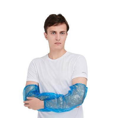 China Size customized Disposable Transparent Pe/Cpe Plastic Arm Sleeve Cover for sale