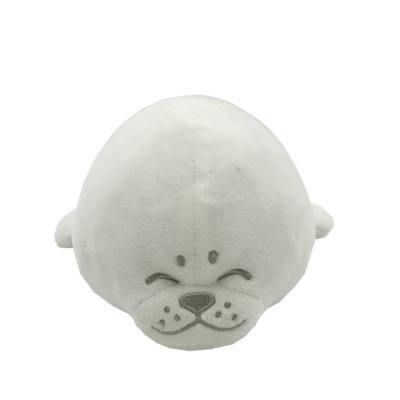 China Eco - Friendly Customized Lifelike Sea Animals Soft Stuffed White Seal Plush Toys for sale