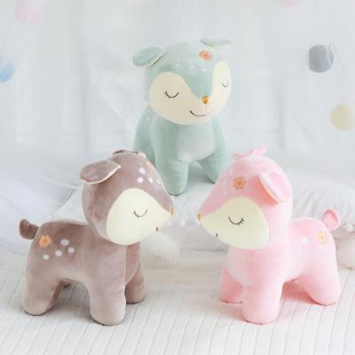 China Eco-friendly Customized Merry Christmas Gift Doll Deer Stuffed Plush Reindeer Toy for sale