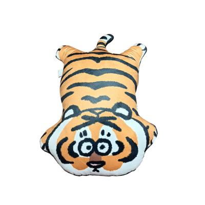 China Eco-friendly Material Customize Cute Tiger Plush Pillow Toy for sale