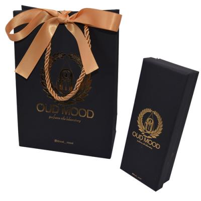 China New Design Recyclable Customize Foldable Stand Up Shopping Bag Paper Luxury Wedding Favors Jewelry Paper Bag With Ribbon Handle for sale