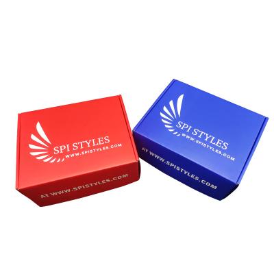 China Wholesale Luxury Cardboard Recyclable Custom Logo Paper Box For Shoes Flower Wig Packaging Box With Logo Printing Subscription Box for sale