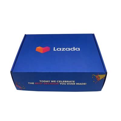 China Recycled materials custom logo printed paper bag giftbox for goods packing for sale