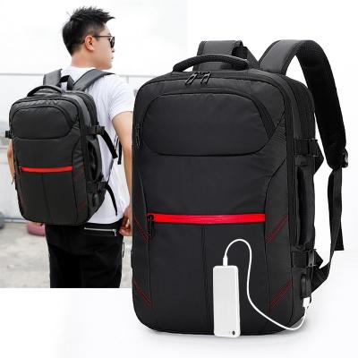 China With Expandable Multifunctional USB Men Travel Business Backpack Large Capacity Laptop Overnight Urban Waterproof Organizer Custom Bag for sale