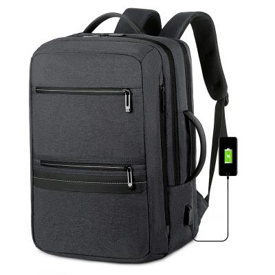 China Functional Waterproof Male Waterproof Laptop Travel Bagpack USB Computer Organizers College School Business Smart Backpack for sale