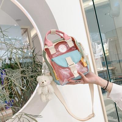 China High Quality Cute Girl Transparent PVC Jelly Shoulder AIE Bags Shape Ladies Cross - Body Messenger Bag For Women for sale