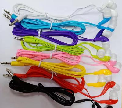 China In-ear Gift gourd wired headset head noodle line in-ear MP3 with earphone earplugs wired headset for sale