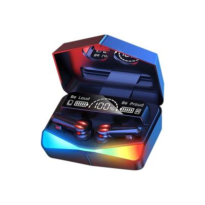 China Yuniq 2022 New Popular Tws In-Ear Led Glowing Lighting Sport Gaming Noise Canceling MAH Powerbank Tws Earphone 2000 M28 for sale