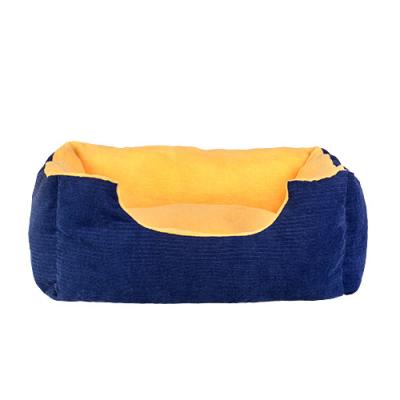 China Comfortable and Mechanical Washing Environmental Protection Cotton Dog Beds Eco Friendly Cheap Pet Bed for Dogs for sale