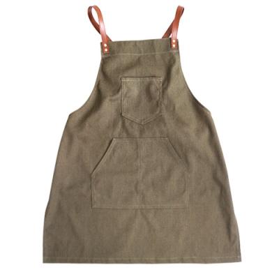 China Canvas Garden Apron Customized Logo Tool Apron Work Aprons With Tool Pockets Aac0-01/2147 for sale