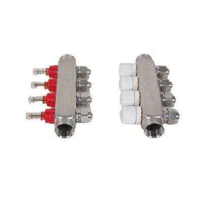 China Modern Stainless Steel Floor Heating Radiant System Water Manifold Manifold for sale