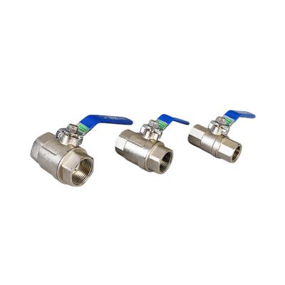 China General Chrome Plating DN15 Male Thread Gas Water Brass Copper Forged Ball Valve for sale