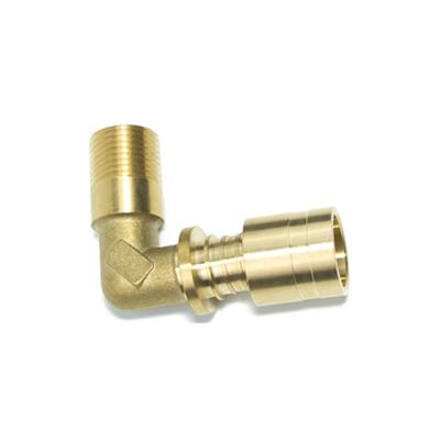 China PEX with Aluminum Pipe Sliding Brass Male Elbow 1/2