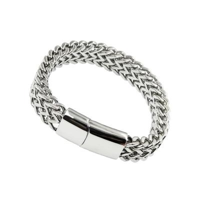 China FASHIONABLE manufacturers wholesale men's and women's decorative stainless steel bracelets for sale