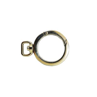 China 2022 Creative Kirsite New Arrival High Quality Circular Customized Color Key Buckle for sale