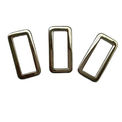 China Kirsite Wholesale Best Selling Brand New Custom Square Ring Buckle For Handbag Hardware for sale