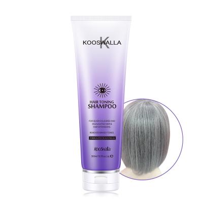 China Home Replenishing Keratin Treatment Toner Anti Cheeky Purple Shampoo For Blonde Hair Keep No Yellow Effect for sale