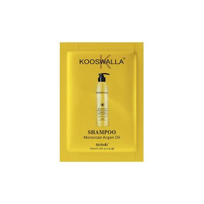 China Private Label Kooswalla Argan Oil Shampoo 10ml Pure & Organic Moroccan Anti-Itch Sachet Oil Private Label In Sachet for sale