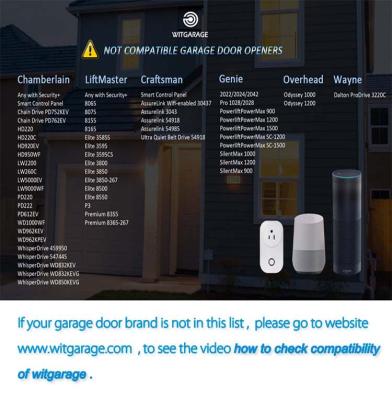 China 2021 Wifi Voice Control Garage Door Opener Smart Garage Remote Controller Automatic Garage Opener for sale