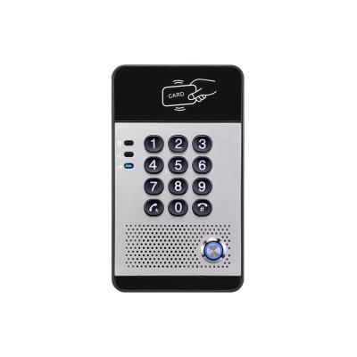 China SIP Intercom Metal Panel Doorphone Waterproof And Dustproof Construction Voice With Access Control Intercom Broadcast Function for sale