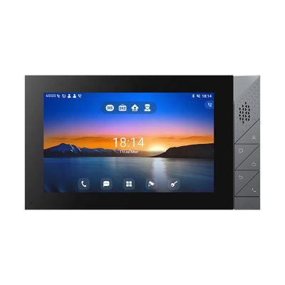 China ABS & Aluminum Alloy I55A 7 Inch Touch Screen Voip Products Android 9.0 Operating System HD Voice Access Control Indoor SIP Station for sale