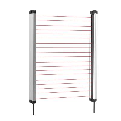 China Infrared safety curtain produced by high signal self-inspection protection security light curtain ultra-thin sensitive sensor for sale