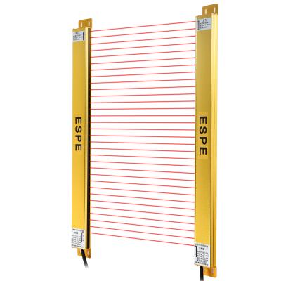 China Ultrathin Industrial Safety Shield NPN PNP Finger Shielded Infrared Curtain Sensor Through-Beam Safety Light Curtain for sale