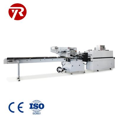 China Automatic High Speed ​​Food Flow Heat Shrink Packaging Machine for sale