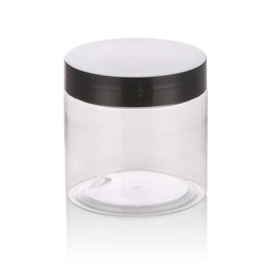 China Wholesale 200ml 250ml Clear Skin Care Plastic Cream Jar Food Jar Pet Storage Eco-friendly Jar for sale