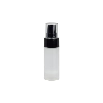 China Personal Care Frosted Black Cosmetic Cream Bottle Airless Lotion Serum Pump Bottle Airless for sale