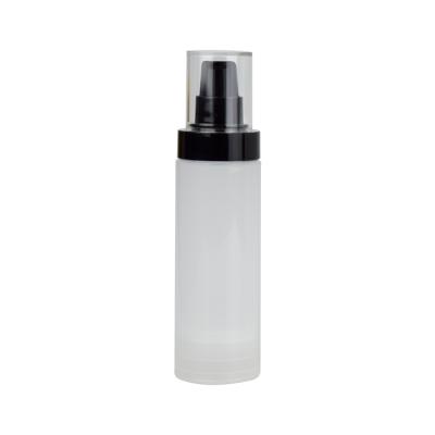 China White Cosmetic Airless Cream Bottle Toner Lotion Serum Frosted Airless Pump Bottle Personal Care Pump Bottle for sale