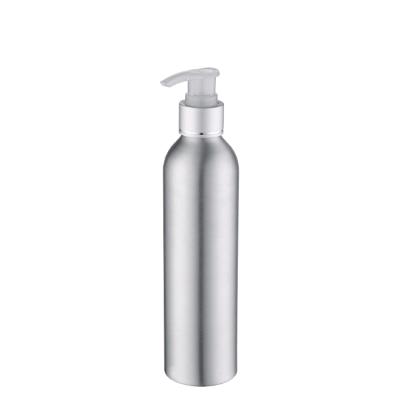 China Personal Care Aluminum Spray Bottle 100ml Silver Aluminum Bottle With Pump for sale