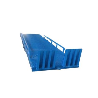 China Construction material stores 6t 15t forklift container dock ramp loading and unloading hydraulic ramps for USA for sale