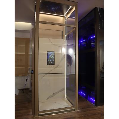 China Contemporary 2-5 Floors Easy Operation Hydraulic Home Villa Elevator Passenger Home Elevator Small Residential Lifts for sale