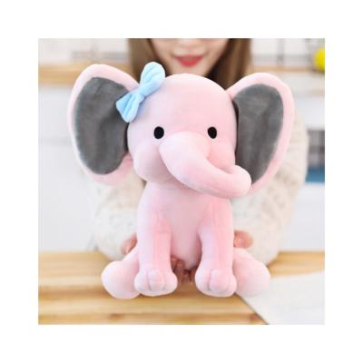 China Professional Custom Gift Lovely Stuffed Plush Elephant Cozy Toys With Long Nose for sale