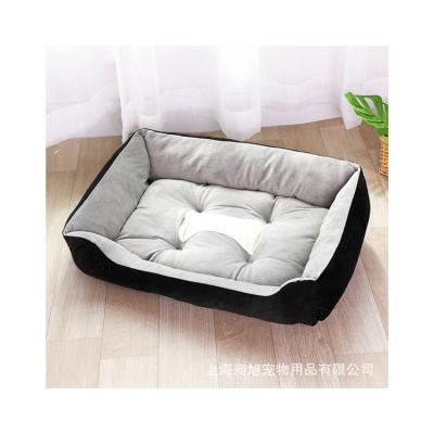 China Lovely Custom Made Sustainable Pet Bed Soft Comfortable Semi-enclosed Bed Warm And Soft for sale