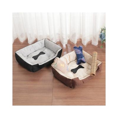 China Multifunctional Hot Sale Sustainable Fabric Memory Foam Cat Dog Pet Bed For Home Living Room for sale