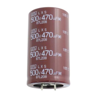 China ELXS501VSN391MA50S Aluminum Electrolytic Capacitor Parameter Lead Type Automotive Capacitor for sale