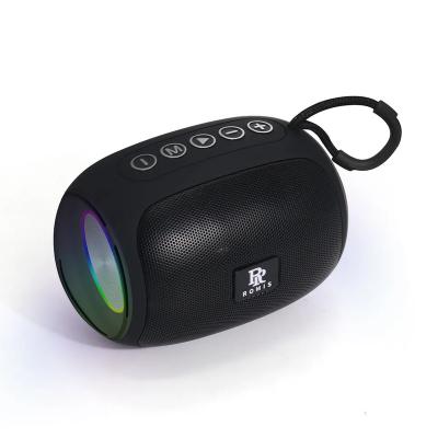 China Colorful LED Light RGB Mini Portable Outdoor Audio Led Light 5W Wireless Speaker for sale