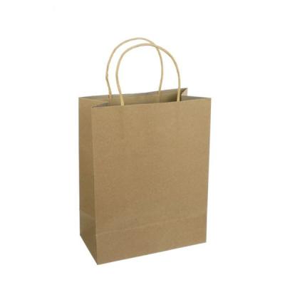 China Factory Price Recyclable High Quality Wholesale Printed Brown Kraft Paper Bag for sale