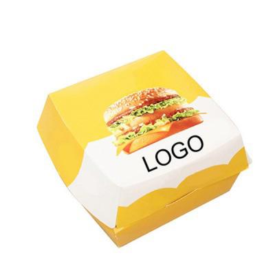 China Recycled Disposable Materials Three Layers Corrugated Burger Box With Your Own Logo for sale