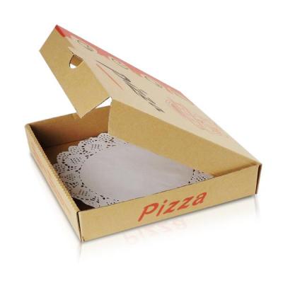 China Recycled Materials 3/8/12/16 Inch Corrugated Cardboard Insulated Pizza Box for sale