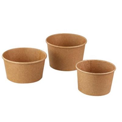 China Materials Competitive Price Recycled Disposable Takeout Paper Soup Bowl With Lids for sale