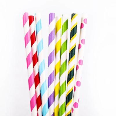 China Eco-friendly Paper Straw White Disposable Party Biodegradable Extra Long Paper Straw for sale