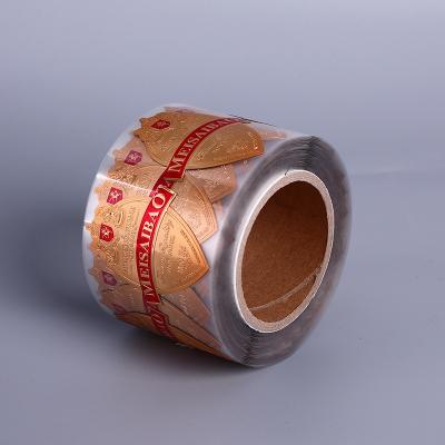 China Waterproof Custom Adhesive Sticker Beer Plastic Bottled Water Sticker Label for sale