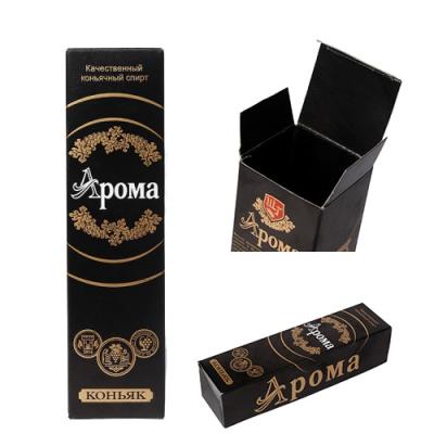 China Biodegradable Custom Luxury Plain Black Square Wine Boxes Packaging Cardboard Gift Wine Boxes Packaging for sale