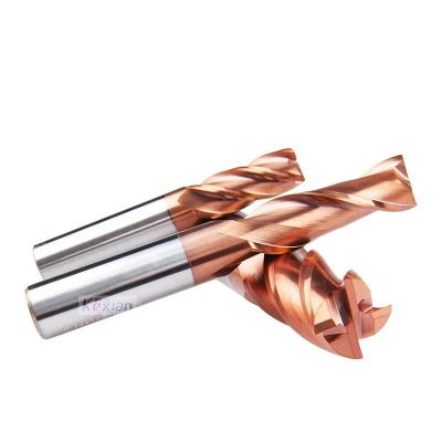 China CNC Milling Processing 2 Flute Spiral Ball Radius End Mill Pour Aluminum Hss 2 Spline Segment Corner Radius End Mill for sale