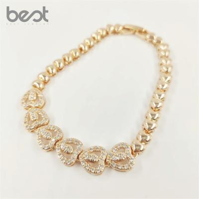 China FASHIONABLE Esquelet 18k Gold Bracelet Jewelry Bling Luxury Gold Bangle Good Price for sale