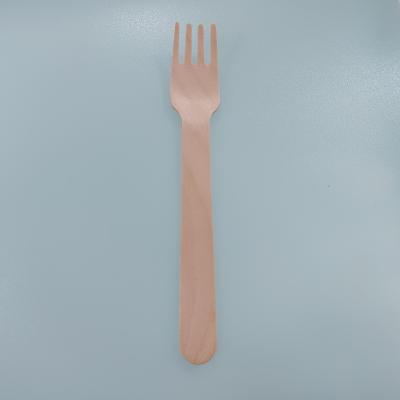 China Camping Customized Disposable Wooden Fork For Eco Tableware for sale